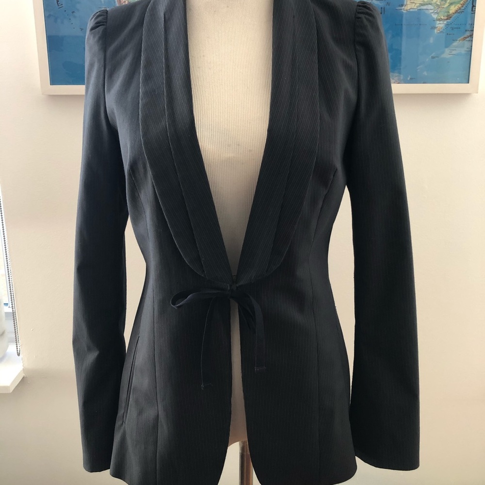 Sisley wool crepe blazer